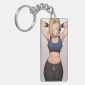 Fitness Schlüsselanhänger (Vorderseite links)