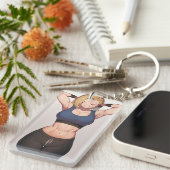 Fitness Schlüsselanhänger (Vorderseite rechts)