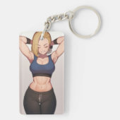 Fitness Schlüsselanhänger (Rückseite)