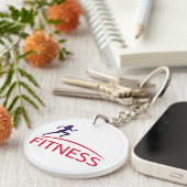 Fitness Schlüsselanhänger (Vorderseite rechts)