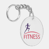 Fitness Schlüsselanhänger (Vorderseite links)