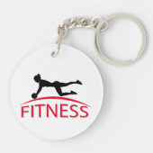 Fitness Schlüsselanhänger (Rückseite)