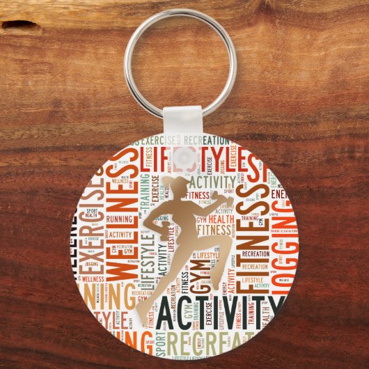 Fitness Schlüsselanhänger (Vorderseite)