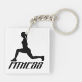 Fitness Schlüsselanhänger (Rückseite)