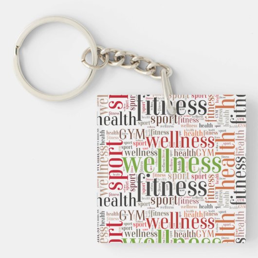 Fitness Schlüsselanhänger (Vorderseite)