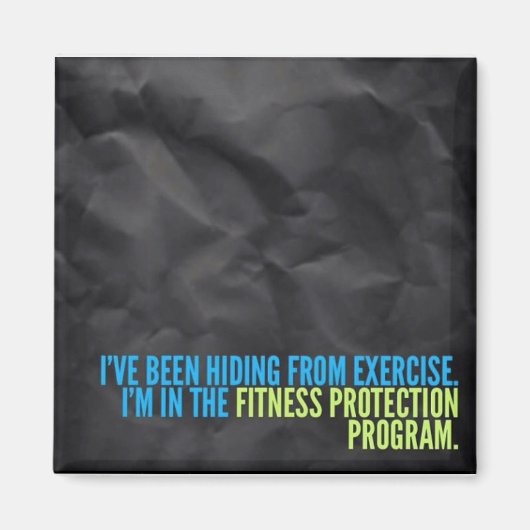 FITNESS-SCHUTZPROGRAMM MAGNET (Vorne)