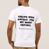 Fitness-Schweiß Brad Scott T-Shirt (Rückseite)