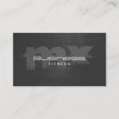 Fitness Scratched Dark Monogram Loyalty Punch Treuekarte (Vorderseite)