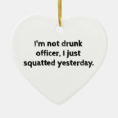 Fitness Spaß Funny Workout Keramikornament (Vorne)