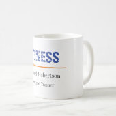 Fitness Sport Beruflich Trainer Kaffeetasse (VorderseiteRechts)