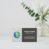 Fitness | Sportwagen Business Card Visitenkarte (Stehend Vorderseite)
