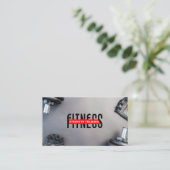 Fitness-Stärke-Training Personal Trainer Terminkarte (Stehend Vorderseite)