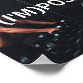 Fitness Studie Motivation Inspiration Gym Poster (Ecke)