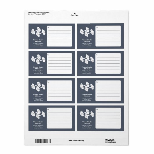 Fitness Studio Dumbbell Grey White Shipping (Vorne)