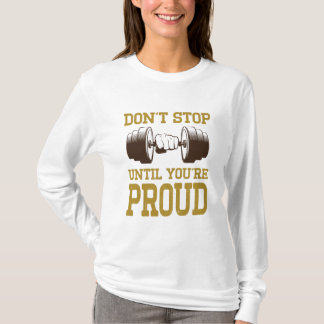 Fitness T - Shirt |Motivierend Shirts | Durchführu