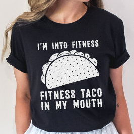Fitness Taco Funny T Shirt Humoristisches Gym
