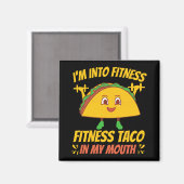 Fitness Taco Übungsym Magnet (Vorderseite/Rückseite)