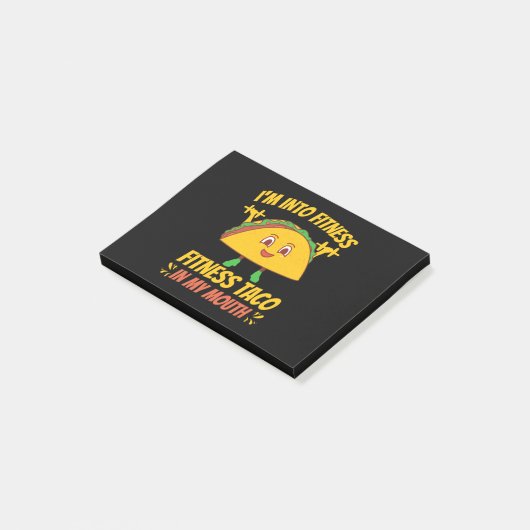 Fitness Taco Übungsym Post-it Klebezettel (angewinkelt)