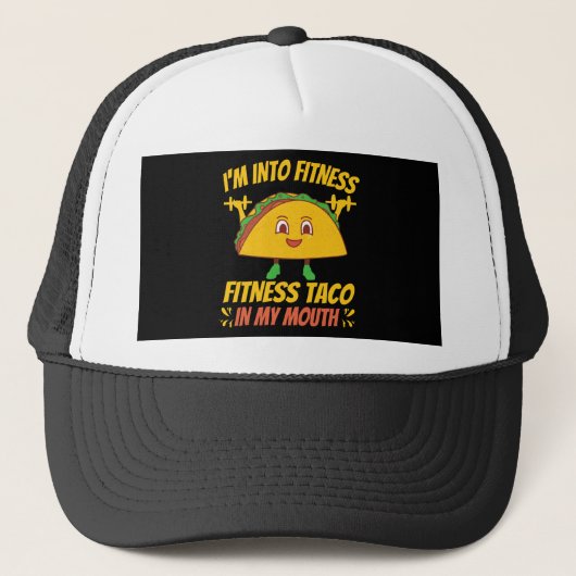 Fitness Taco Übungsym Truckerkappe (Vorderseite)