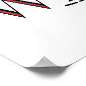 Fitness Tänzer Motivierend Zitat Poster (Ecke)