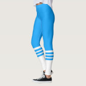 Fitness Team Blue Tube Sock Leggings (Links)