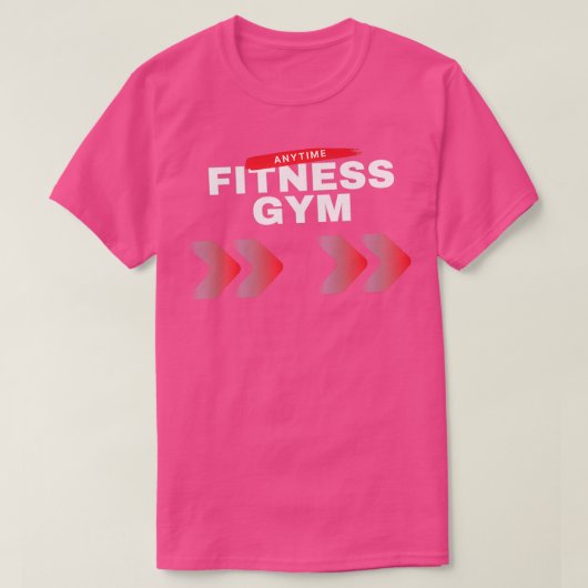 Fitness Text T T-Shirt (Design vorne)