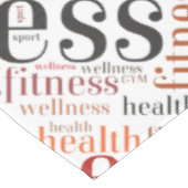 Fitness Tischdecke (Schrägansicht)