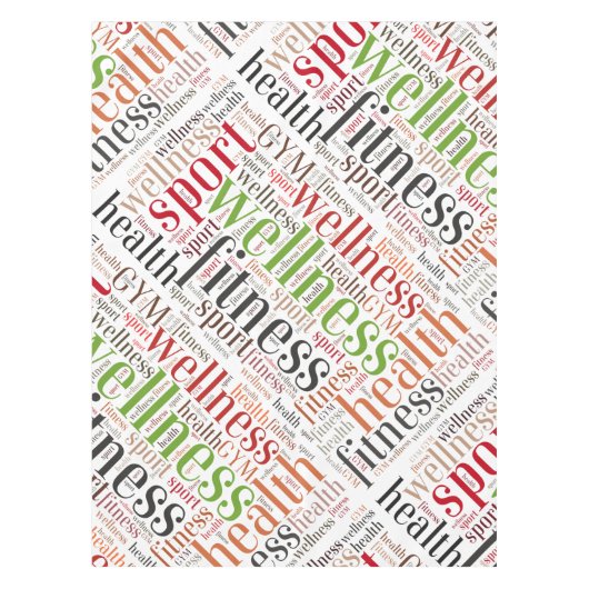 Fitness Tischdecke (Vorderseite)