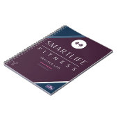 Fitness-Tracker-Logbuch Notizblock (Linke Seite)