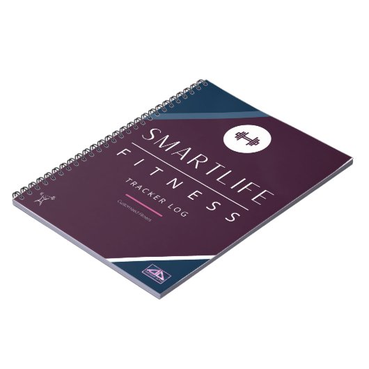 Fitness-Tracker-Logbuch Notizblock (Linke Seite)