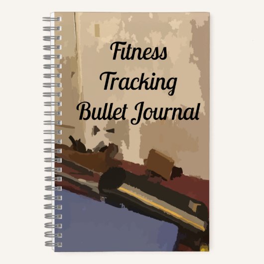 Fitness Tracking Bullet Journal Notizblock (Vorderseite)