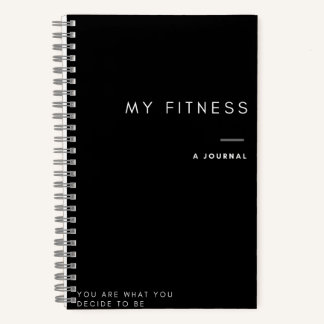 Fitness Tracking Journal Notizblock