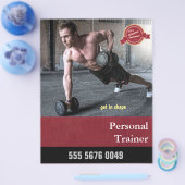 Fitness Trainer Business Advertising Flyer (Einzeln)