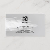 Fitness Trainer Business Card Flashback Visitenkarte (Rückseite)