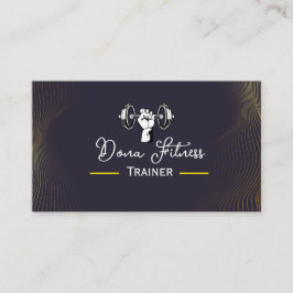 Fitness Trainer Business Card  Visitenkarte