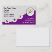 Fitness Trainer Business Cards Visitenkarte (Vorne/Hinten)
