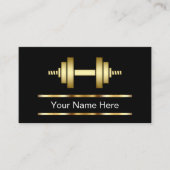 Fitness Trainer Business Cards Visitenkarte (Vorderseite)