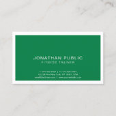 Fitness Trainer Elegante Moderner Beruflicher Spor Visitenkarte (Vorderseite)