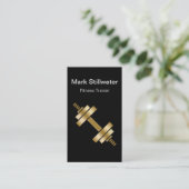 Fitness-Trainer-Geschäfts-Karten Visitenkarte (Stehend Vorderseite)