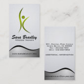 Fitness-Trainer - Geschäfts-Karten Visitenkarte (Vorne/Hinten)