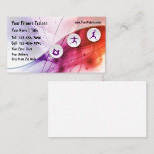 Fitness-Trainer-Geschäfts-Karten Visitenkarte