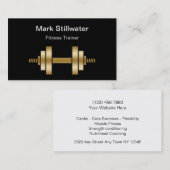 Fitness-Trainer-Geschäfts-Karten Visitenkarte (Vorne/Hinten)