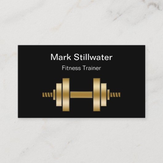 Fitness-Trainer-Geschäfts-Karten Visitenkarte (Vorderseite)