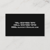 Fitness-Trainer - Geschäfts-Karten Visitenkarte (Rückseite)