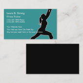 Fitness-Trainer-Geschäfts-Karten Visitenkarte (Vorne/Hinten)
