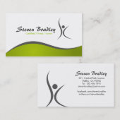 Fitness-Trainer - Geschäfts-Karten Visitenkarte (Vorne/Hinten)