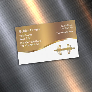 Fitness-Trainer-Geschäftsmagnete Magnetische Visitenkarte
