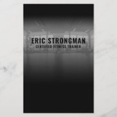 Fitness Trainer Gymnastikabbild Flyer (Hinten)