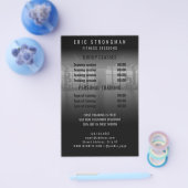 Fitness Trainer Gymnastikabbild Flyer (Einzeln)