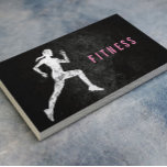 Fitness Trainer Laufende Mädchen Beruflich Visitenkarte<br><div class="desc">Fitness Personal Trainer Girl Workout Berufliche Visitenkarten.</div>